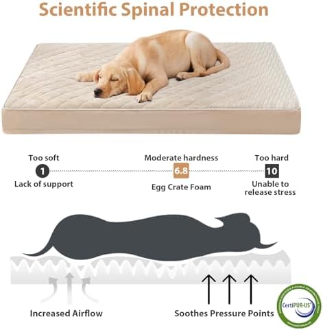 WNPETHOME Orthopedic Waterproof Large Sized Senior Dogs Bed - Image 3