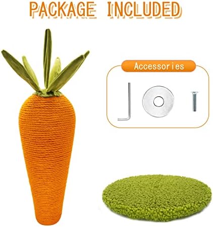 LIFLIX Carrot Cat Scratching Post - Image 4