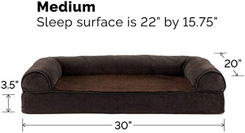 FurHaven Soft, Orthopedic Foam Sofa Dog Bed - Image 6