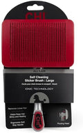 CHI for Dogs Self-Cleaning Slicker Dog Brush, Large Size by FaroukSystemsInc