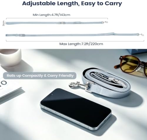 Hands Free Dog Leash, Crossbody Waist Dog Leash, Small Medium Dog Walking - Image 6