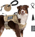 No Pull Tactical Dog Harness for Large Dogs, Service Dog Vest by Yungaspy