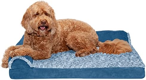 Furhaven Orthopedic Dog Bed for Large/Medium Dogs w/ Removable Bolsters & by FurHaven