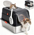 Fully Enclosed Dog Proof Litter Box by HOME