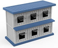 DRATO Outdoor Cat House Resin Double-Decker Weatherproof Cat Shelter Large by DRATOprovidesawarmandcozy