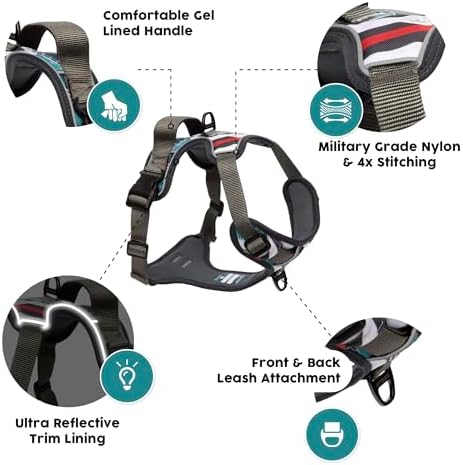 Embark No Pull Dog Harness, Reflective Adjustable Training Vest, No Choke - Image 2