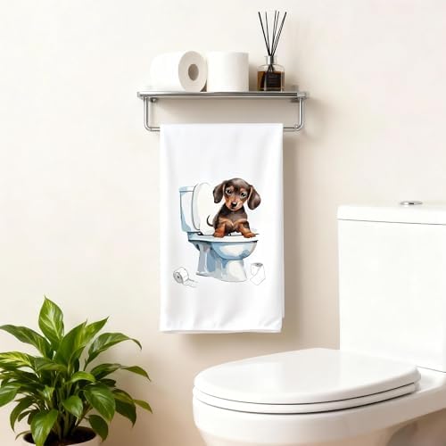 Dachshund Hand Towel, 6 Pack Soft Polyester Towels - Image 5
