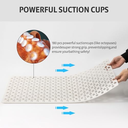 XIYUNTE Shower Mat Non Slip Bath Mat - Image 4