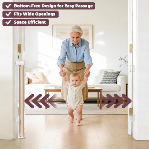 78" Retractable Extra Wide Baby Gates - Image 3