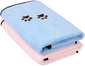 Pet Dog Cat Microfiber Drying Towel Ultra Absorbent Great by Wipela