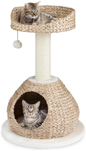 Tangkula Modern Cat Tree, Small Cat Tower by TANGKULA