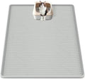 Silicone Cat Litter Box Mat 28"x 22" Extra Large Cat Rubber Mat by Bartuke