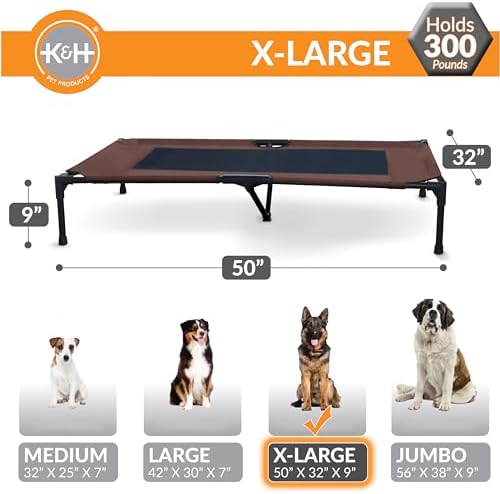 K&H Outdoor Elevated Dog Bed for Large & X-Large Pets - Image 5