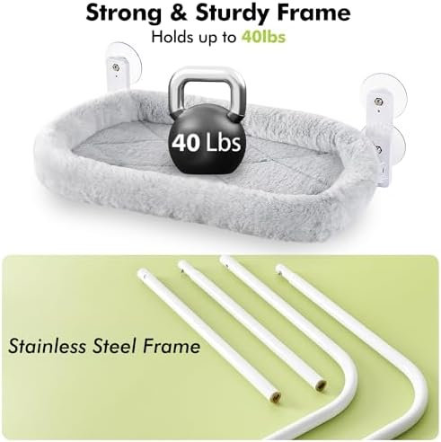 AMOSIJOY Cordless Cat Window Perch - Image 6