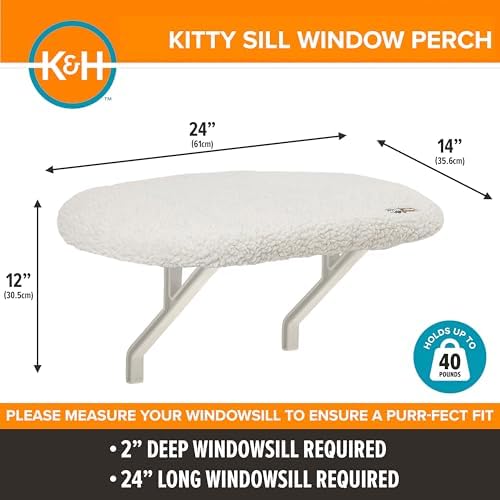 K&H Cat Window Perch, Unheated Kitty Sill - Image 2
