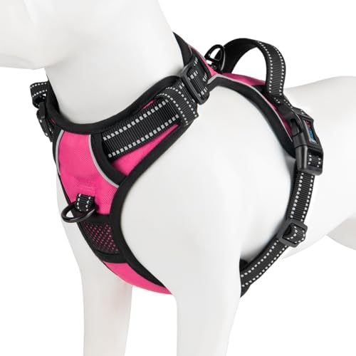 PHOEPET No Pull Dog Harnesses for Small Puppies Reflective Adjustable by PHOEPET