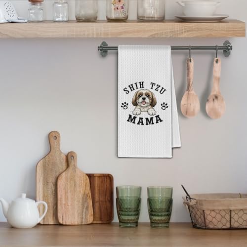 Shih Tzu Kitchen Towels, Dog Mama Shih Tzu Gifts - Image 4