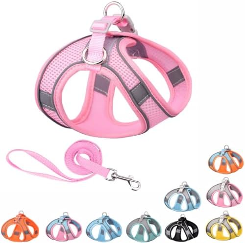 Medium Dog Harness and Leash Set, Puppy Harness Girl Dog Vest by YOUALSO