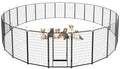 Kfvigoho Dog Playpen Outdoor Extra Wide 24 Panels Heavy Duty Dog Fence 50" by Committedtobetterpetlife