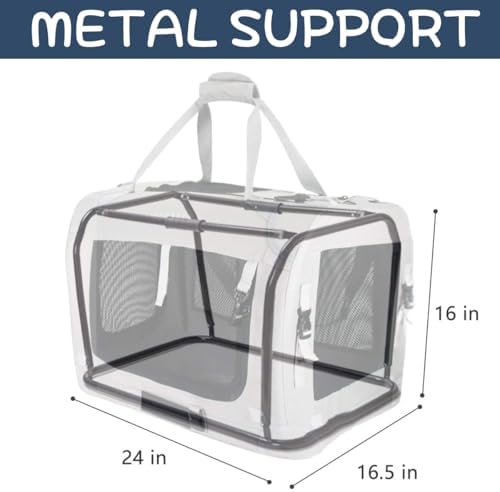 Extra Large Cat Carrier Soft Sided, Portable Small Dog Carrier - Image 2