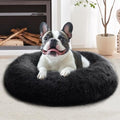 JOLLYVOGUE Calming Dog Bed Medium Size Dog, 31in Donut Washable Medium Pet Bed by JOLLYVOGUE