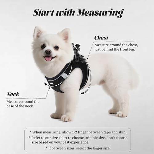 No Pull Dog Puppy Harness and Leash Set Reflective Mesh Vest Large - Image 2