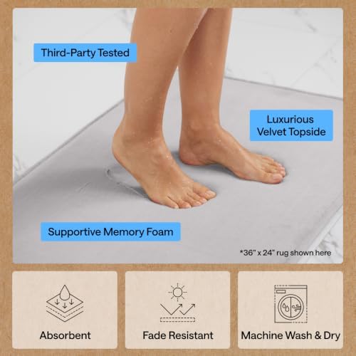 GORILLA GRIP® Memory Foam Bath Rug - Image 5