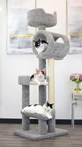 New Cat Condos 140003- Solid Wood Cat Climbing Tower Cat Tree by NewCatCondos