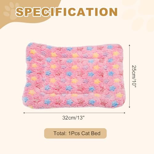 Dog Cat Bed Mat, Soft Coral Fleece Pet Cushion Pad - Image 2