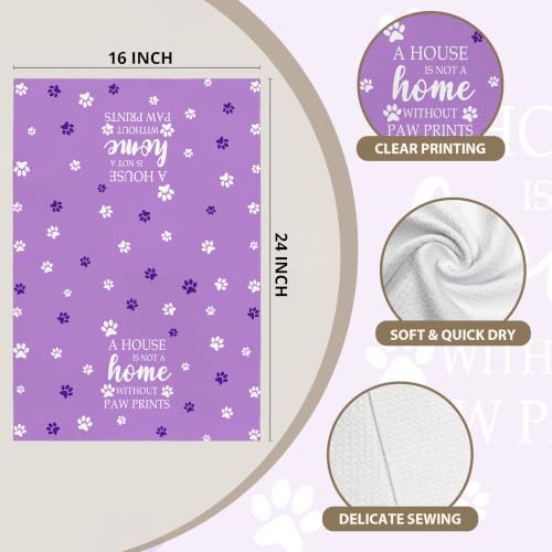 Purple Paw Farmhouse Kitchen Towels Decor Gifts - Image 7