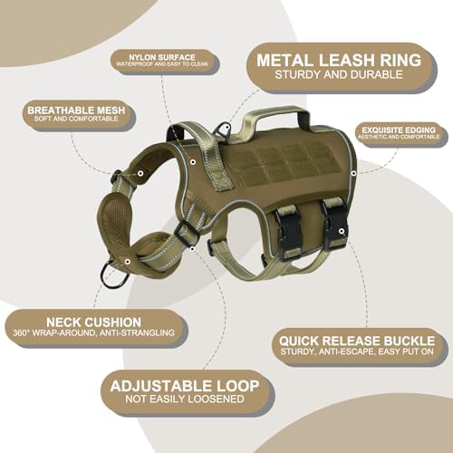 Dog Harness Medium Sized Dog, No Pull Dog Vest - Image 6