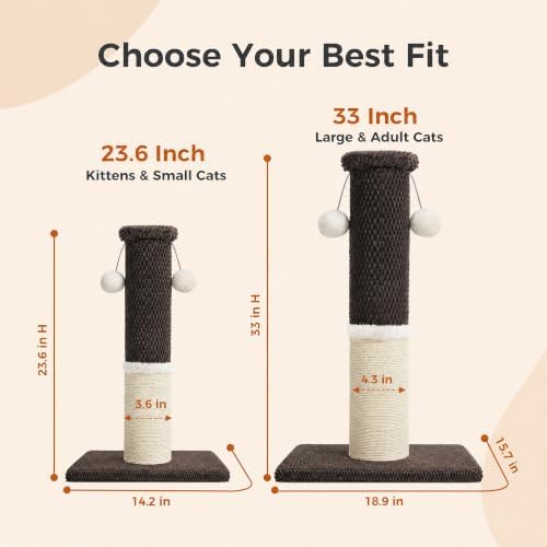 Made4Pets Tall Cat Scratching Post - Image 7