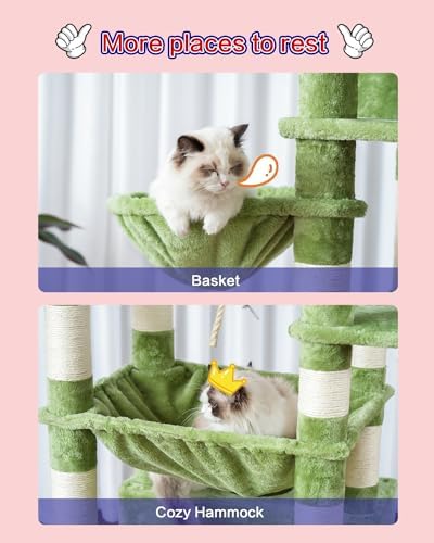 Gitelsnour Cat Tree, Big Condo Hammock GCT030GR - Image 5