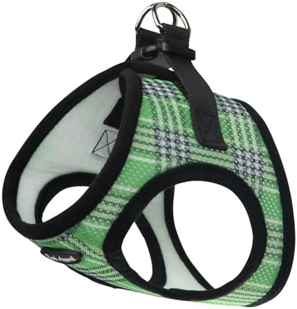 Bark Appeal Green Plaid Step-in Dog Harness by BarkAppeal