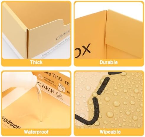Maxcheck 5 Pcs Disposable Cat Litter Box, 14.96 x 11.4 x 4.7 Inch - Image 5