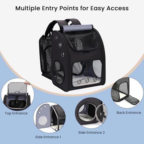 Expandable Cat Backpack Carrier, Large Space, Airline Approved - Image 4