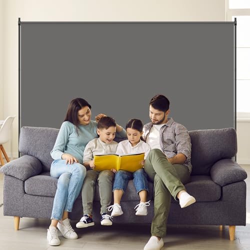 Room Divider, 72x72Inch Large Single Panel Privacy Screen - Image 7
