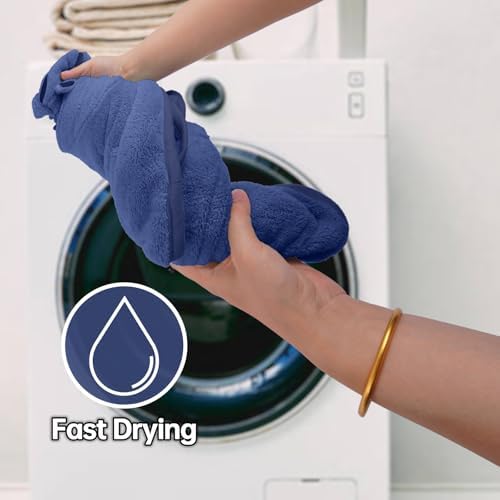 Dog Bathrobe, Fast Drying Coat, Super Absorbent Bath Towel Blue XS - Image 3