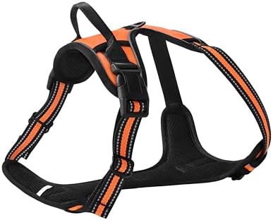 Orange No-Pull Dog Harness - Image 3