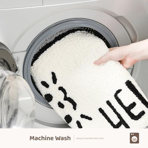 Molesun Cat Bath Mat 20x31, Soft Absorbent Microfiber Bath Rugs - Image 7
