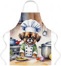 Caroline's Treasures Tibetan Spaniel The Chef Apron Cooking Kitchen Server by CarolinesTreasures