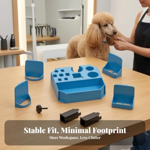 Industrial Stand Rack Grooming Organizer Table Storage Box Tool Holder - Image 3