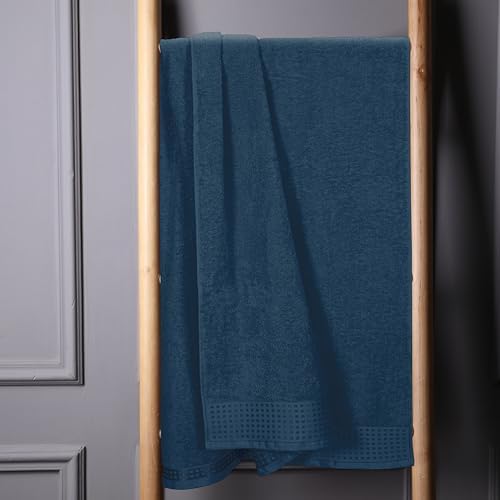GLAMBURG 100% Cotton Oversized 2 Pack Bath Sheets 35x70, Ultra Soft Highly - Image 3