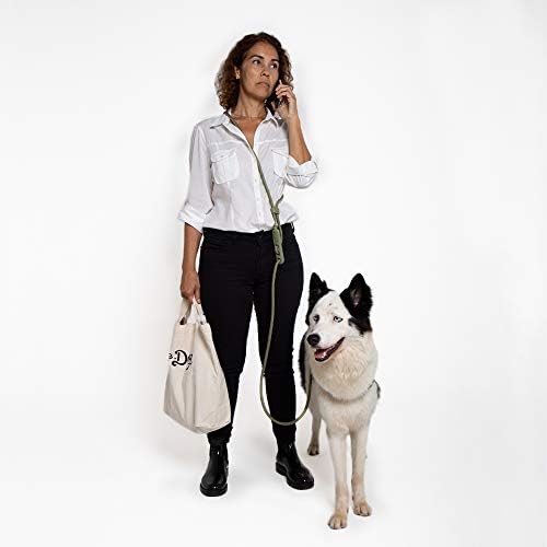 Army Green 4-in-1 Hands-Free Dog Leash – Adjustable - Image 3