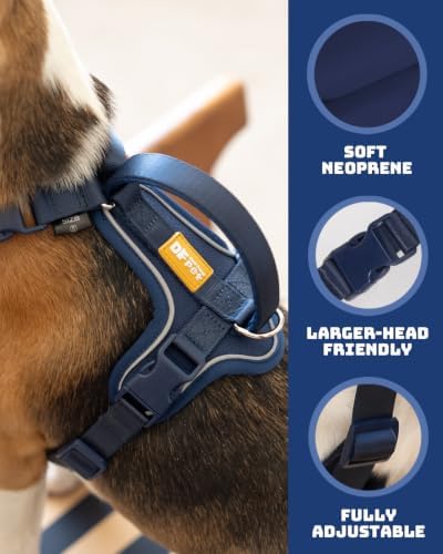 DF Freedom No Pull Martingale Dog Harness, Gentle Control - Image 3
