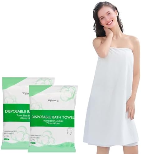 20 Pack Disposable Bath Towels Large 55"x27.5" Thick by Unknown