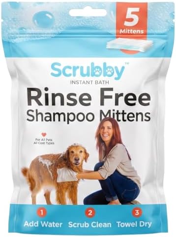 ScrubbyPet No Rinse Pet Wipes- Use Pet Bathing, Pet Grooming Pet Washing by ScrubbyPet