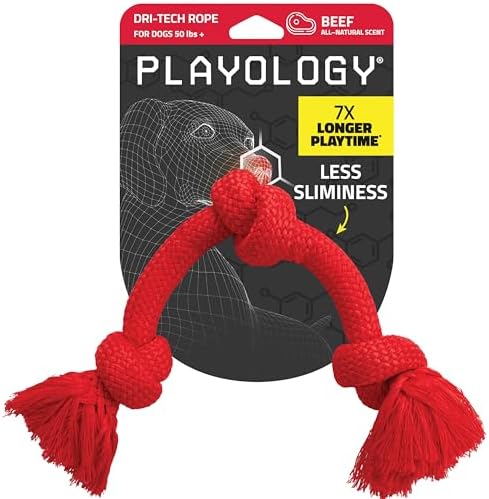 Playology Tug Rope Dog Toys for Large Breed Dogs by Playology