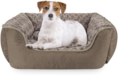 JOEJOY Rectangle Dog Bed for Large Medium Small Dogs Machine Washable Sleeping by JOEJOY