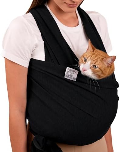 Cat Sling Carrier, Anti-Anxiety, Senior Pet Pouch by CollarDirect